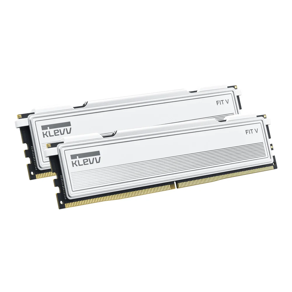 DDR5-PC KLEVV FIT V GAMING OC MEMORY - 32/5600MHz (16*2) WHITE