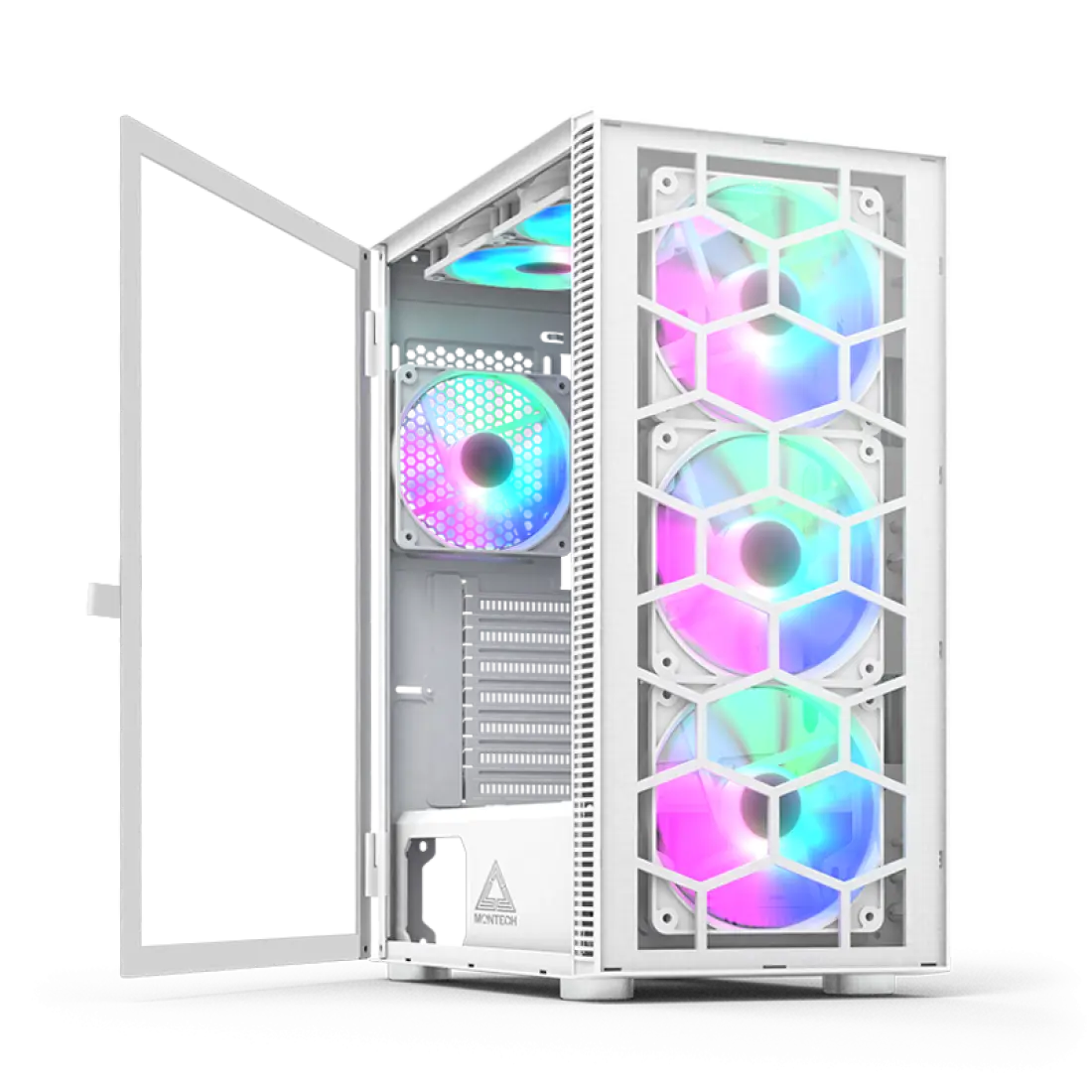 CASE MONTECH X3 GLASS WHITE