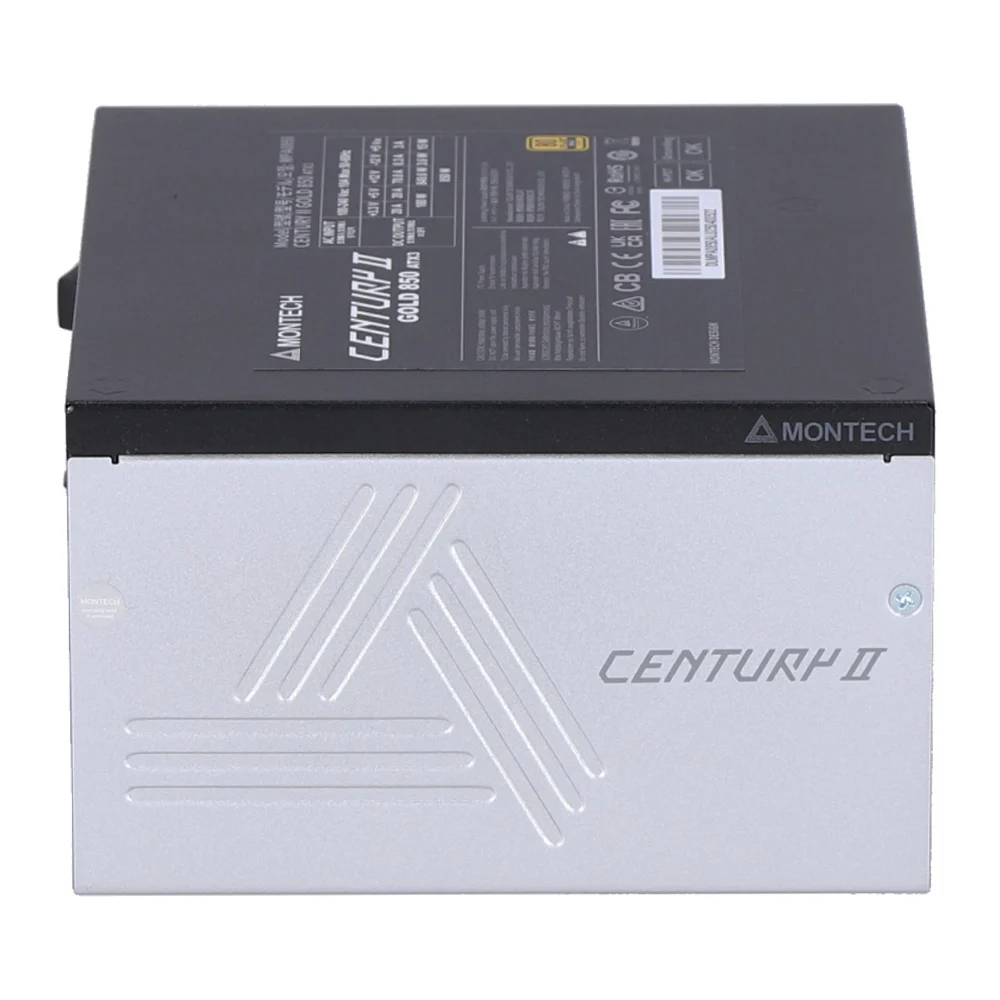 PSU MONTECH CENTURY II GOLD 850W ATX 3.1 PCIE 5.1 - 850W (80+GOLD/CYT-PLATIUM)