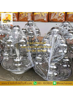 [ขายส่ง] ตะเกียงสแตนเลสดอกบัว (บรรจุ 1 ชุด)