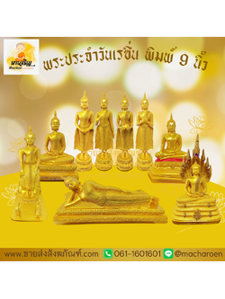 [ขายส่ง] พระประจำวันเรซิ่น พิมพ์ 9 นิ้ว (บรรจุ 1 องค์)