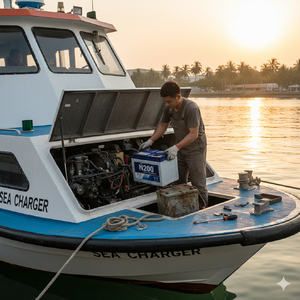 แบตเตอรี่เรือ