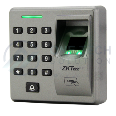 เครื่องอ่านลายนิ้วมือ + บัตร RFID + รหัสผ่าน รุ่น ZKTeco FR1300