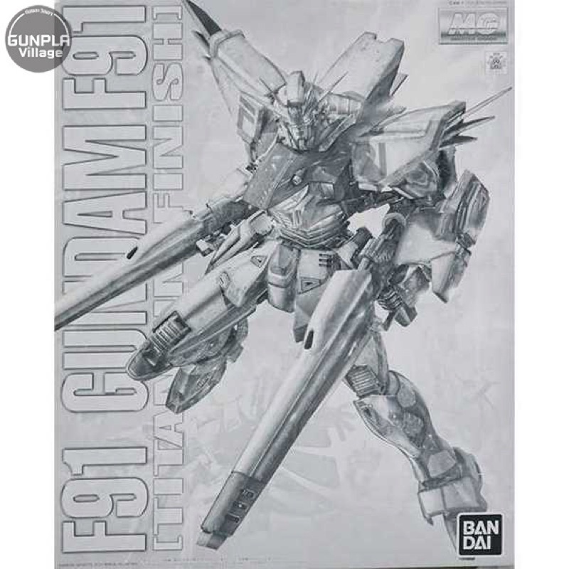 MG PREMIUM BANDAI GUNDAM F91 Titanium Finish LIMITED