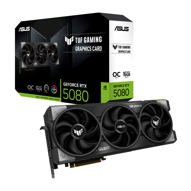 ASUS TUF GAMING GEFORCE RTX 5080 OC - 16GB GDDR7 256BIT
