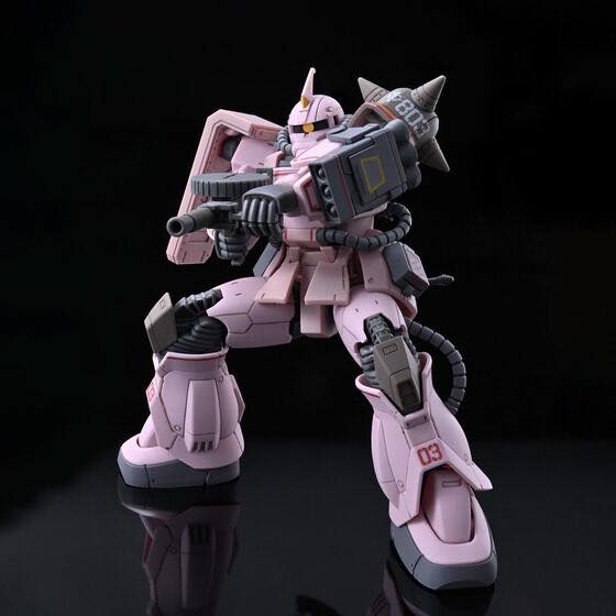 HG PREMIUM BANDAI MS-06D Zaku Desert Type Pink Panther Forces