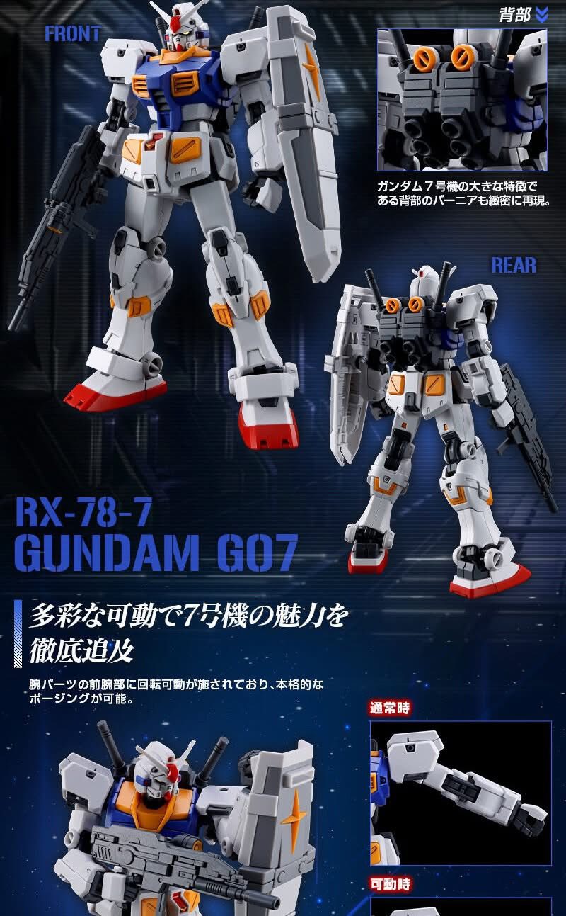 [PRE-ORDER / FEB 69] HG PREMIUM BANDAI RX-78-7 GUNDAM G07