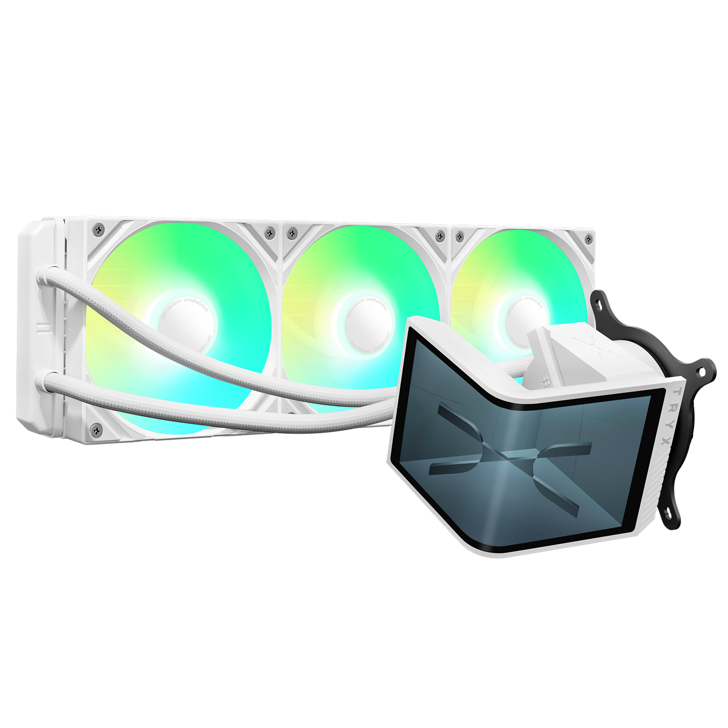 CPU LIQUID COOLER TRYX PANORAMA SE 360 ARGB - WHITE