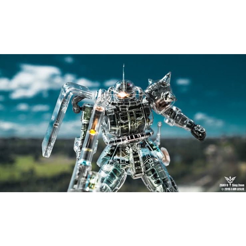 MG BANDAI Art of Gundam Zaku II Mechanical Clear