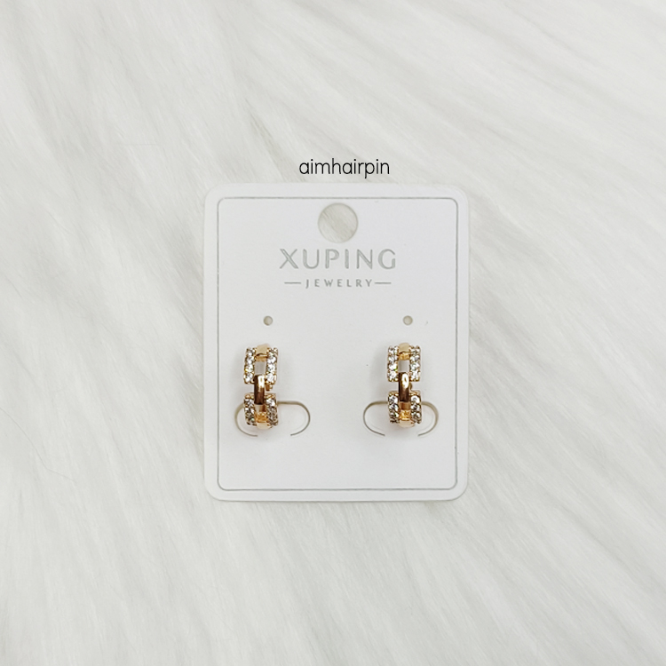ต่างหูห่วงเล็ก สีโรสโกลด์ ฝังเพชร - aimhairpin จำหน่ายกิ๊บติดผมเกาหลีแท้ และเครื่องประดับ ยางรัดผม คาดผมแฟชั่น สร้อยคอ ต่างหู