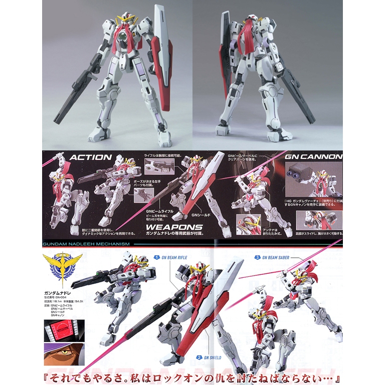 HG BANDAI GUNDAM NADLEE