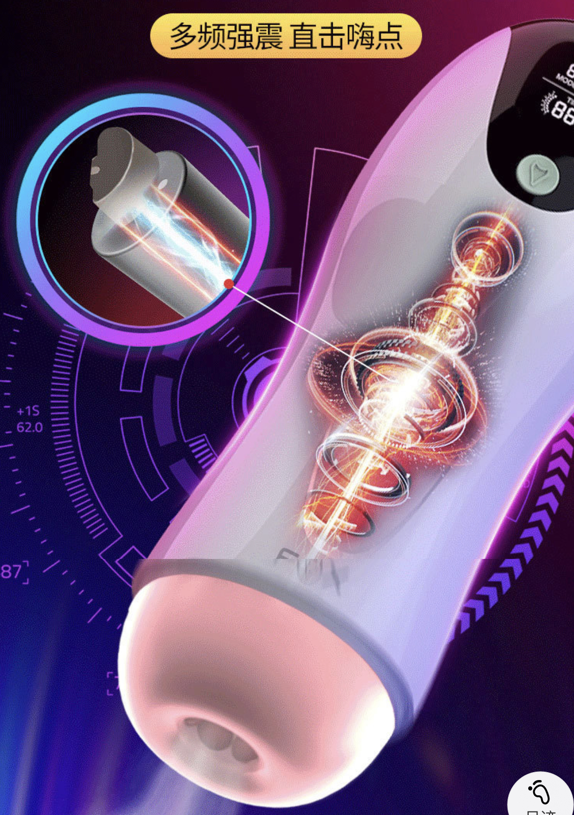 จิ๋มกระป๋องรุ่น FOX แบบชักออโต้อัตโนมัติชาร์จแบต(ปรับ 8 ระดับ,มีเสียงคราง)