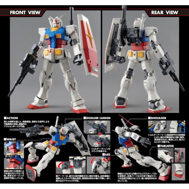 MG BANDAI RX-78-02 GUNDAM (THE ORIGIN)