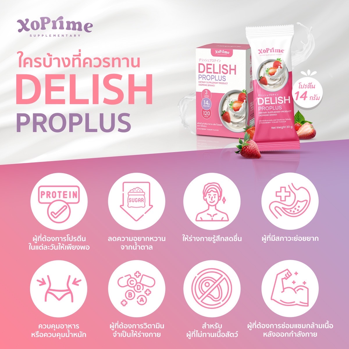โปรตีนจากพืช Delish Proplus สำหรับคุณแม่ที่ต้องการดึงความสดชื่น หลังคลอด