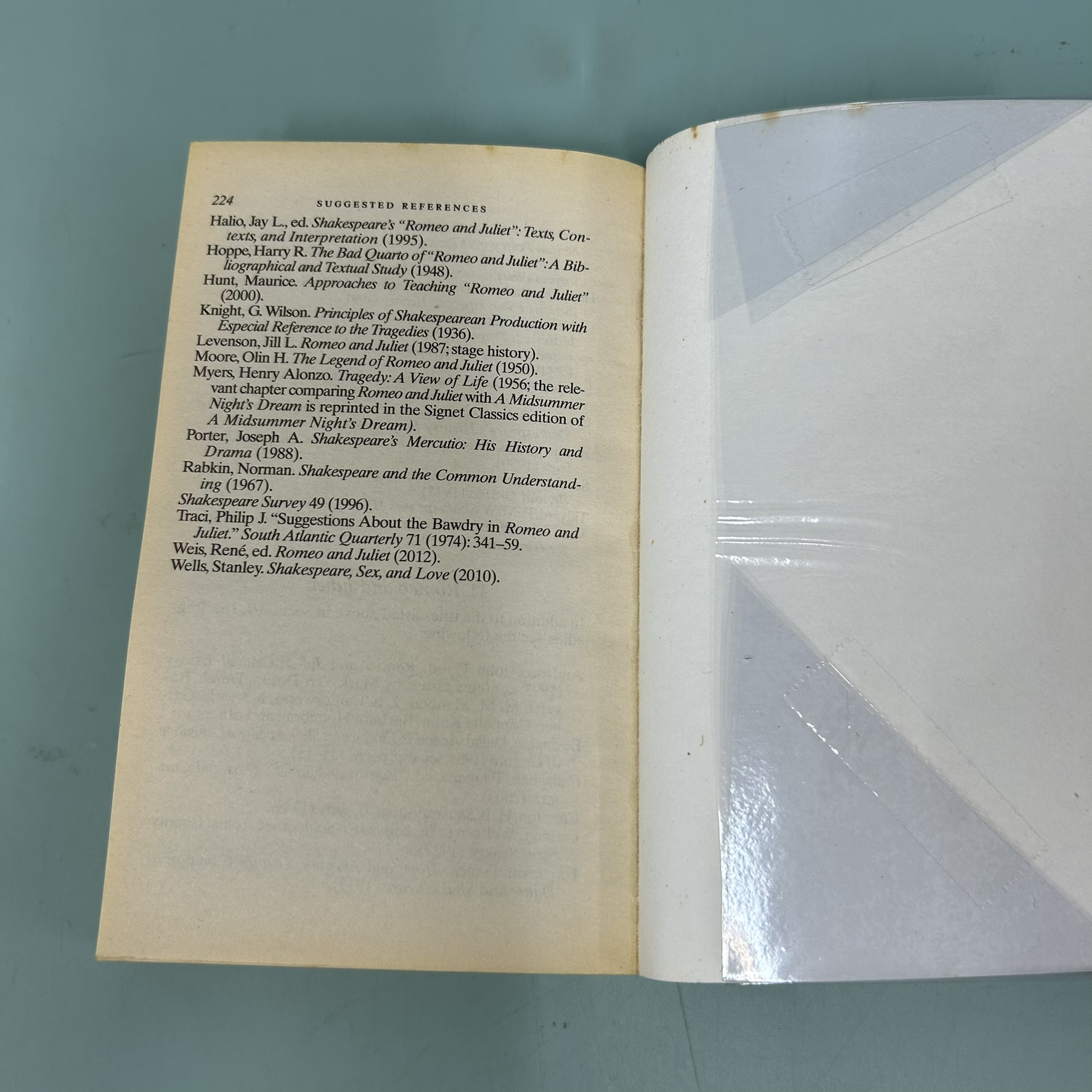 Romeo and Juliet / Pre-Owned / William Shakespeare / Signet Classics / Fiction English