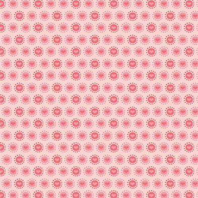 กระดาษ scrapbook KC- Pink Heart Circles Paper 12x12 single side แบรนด์ผลิตและนำเข้าจากUSA