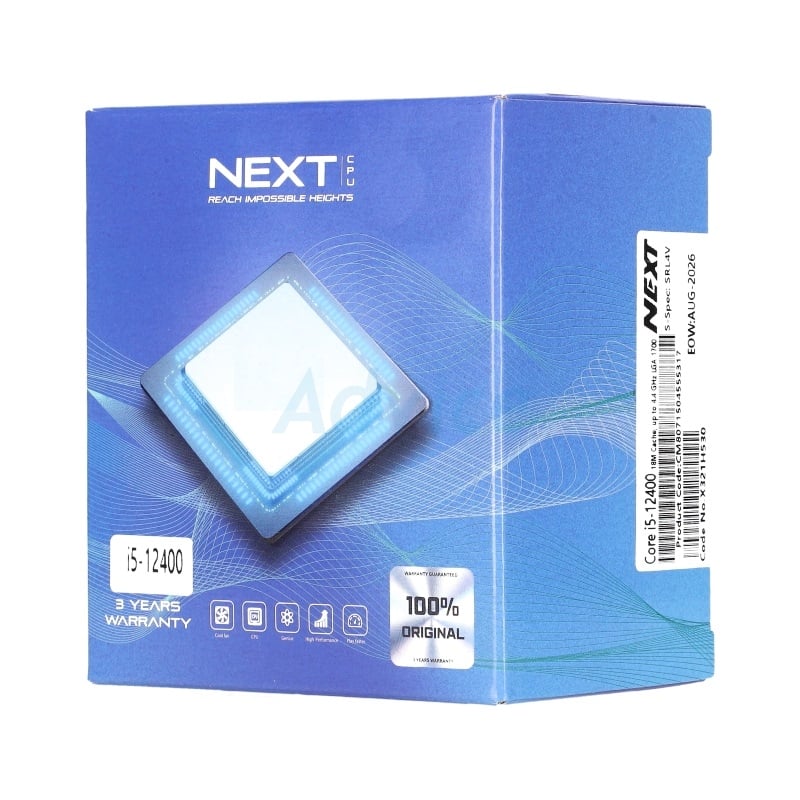 LGA1700 CPU INTEL CORE I5 12400 - (6C/12T) 2.5GHz (BOX-NEXT)