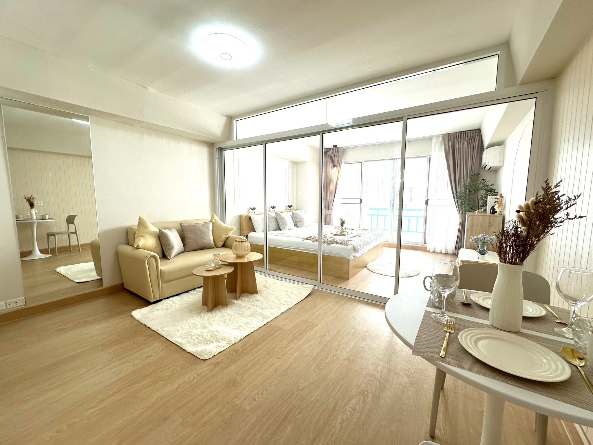 คอนโดบางนาเพลส ชั้น 6 อาคาร C (อีกห้อง) คอนโดรีโนเวทใหม่สไตล์Minimal แยกบางนา ขนาดใหญ่อยู่สบาย 37 ตร.ม. ใกล้BTS บางนา และอุดมสุข