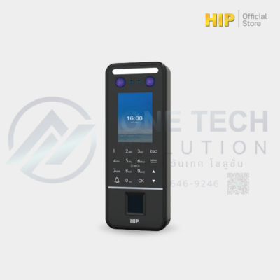 เครื่องสแกนใบหน้า ลายนิ้วมือ บัตร และรหัส รุ่น HIPCiF85
