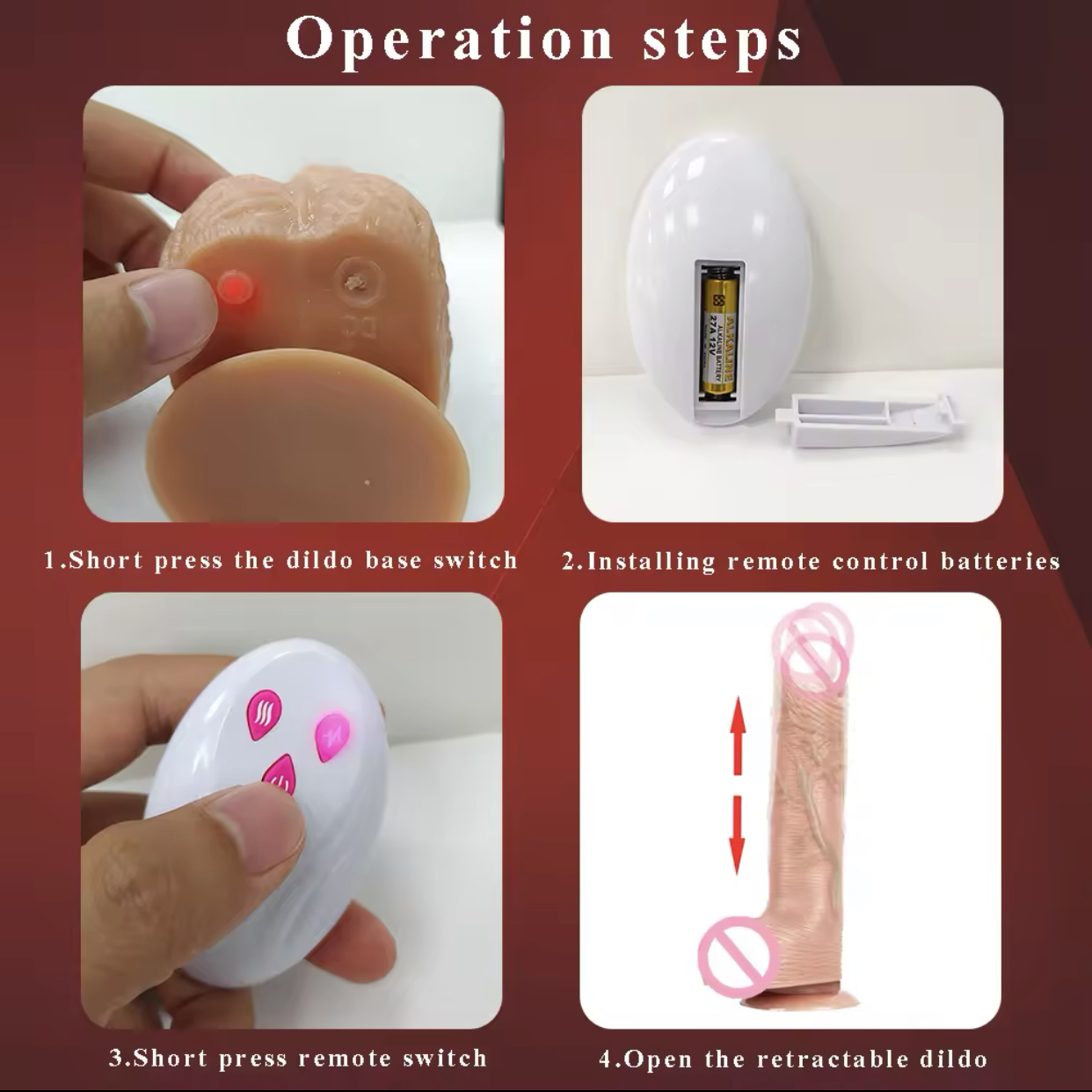 ดิลโด้สปริงไร้สาย Wireless (USB)