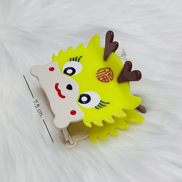 กิ๊บหนีบผม มังกรน้อย สีเหลือง - aimhairpin จำหน่ายกิ๊บติดผมเกาหลีแท้ และเครื่องประดับ ยางรัดผม คาดผมแฟชั่น สร้อยคอ ต่างหู