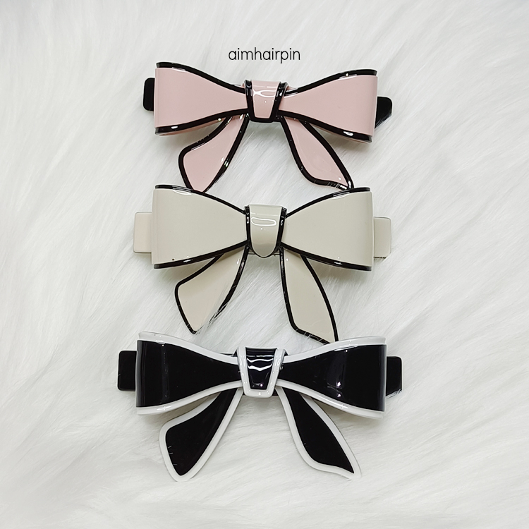 กิ๊บสปริง ทรงโบว์ - aimhairpin จำหน่ายกิ๊บติดผมเกาหลีแท้ และเครื่องประดับ ยางรัดผม คาดผมแฟชั่น สร้อยคอ ต่างหู