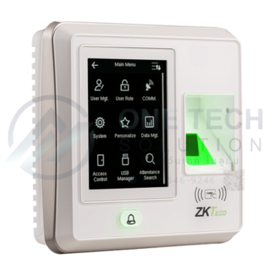 เครื่องควบคุมเข้า–ออกและลงเวลาระบบลายนิ้วมือรุ่น ZKTeco SF300 (ZLM60)