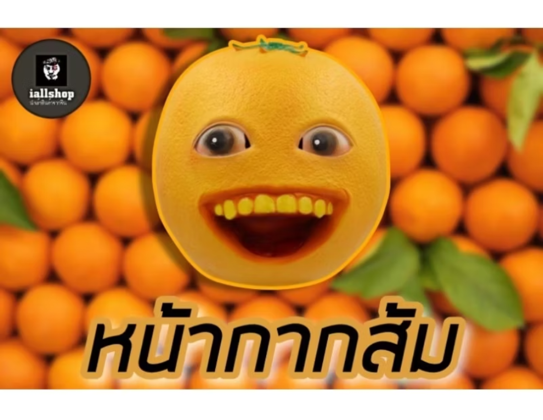 🍊พร้อมส่ง🍊หน้ากากส้ม หน้ากากแฟนซี หน้ากากผลไม้ iallshop