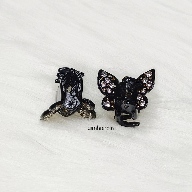 กิ๊บจับช่อ ทรงผีเสื้อ ฝังเพชร - aimhairpin จำหน่ายกิ๊บติดผมเกาหลีแท้ และเครื่องประดับ ยางรัดผม คาดผมแฟชั่น สร้อยคอ ต่างหู
