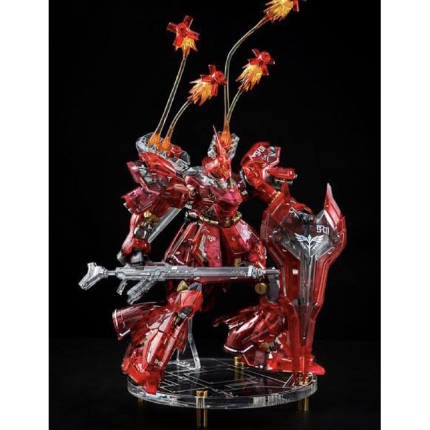 MG PREMIUM BANDAI MSN-04 SAZABI ver KA Clear Red LIMITED .. !! HK Dock
