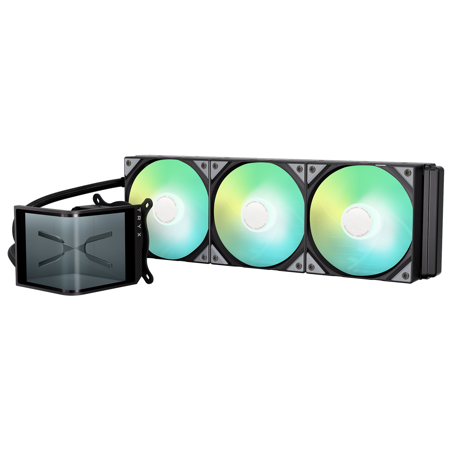 CPU LIQUID COOLER TRYX PANORAMA SE 360 ARGB - BLACK