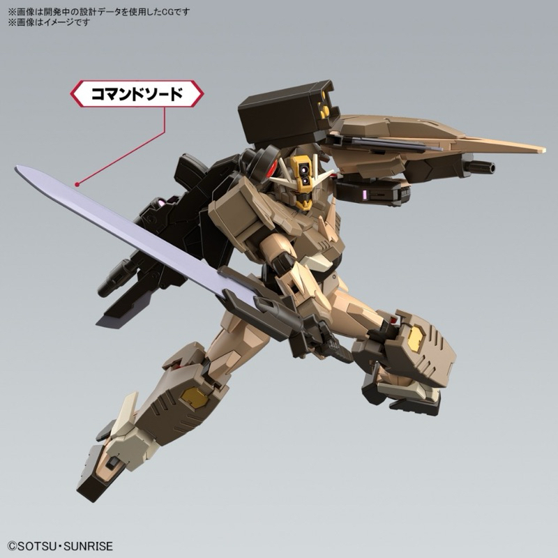 HG BANDAI Gundam OO Command Qan[t] Desert Type