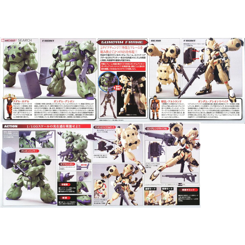 Full Mechanical 1/100 BANDAI Gundam Gusion / Gusion Rebake
