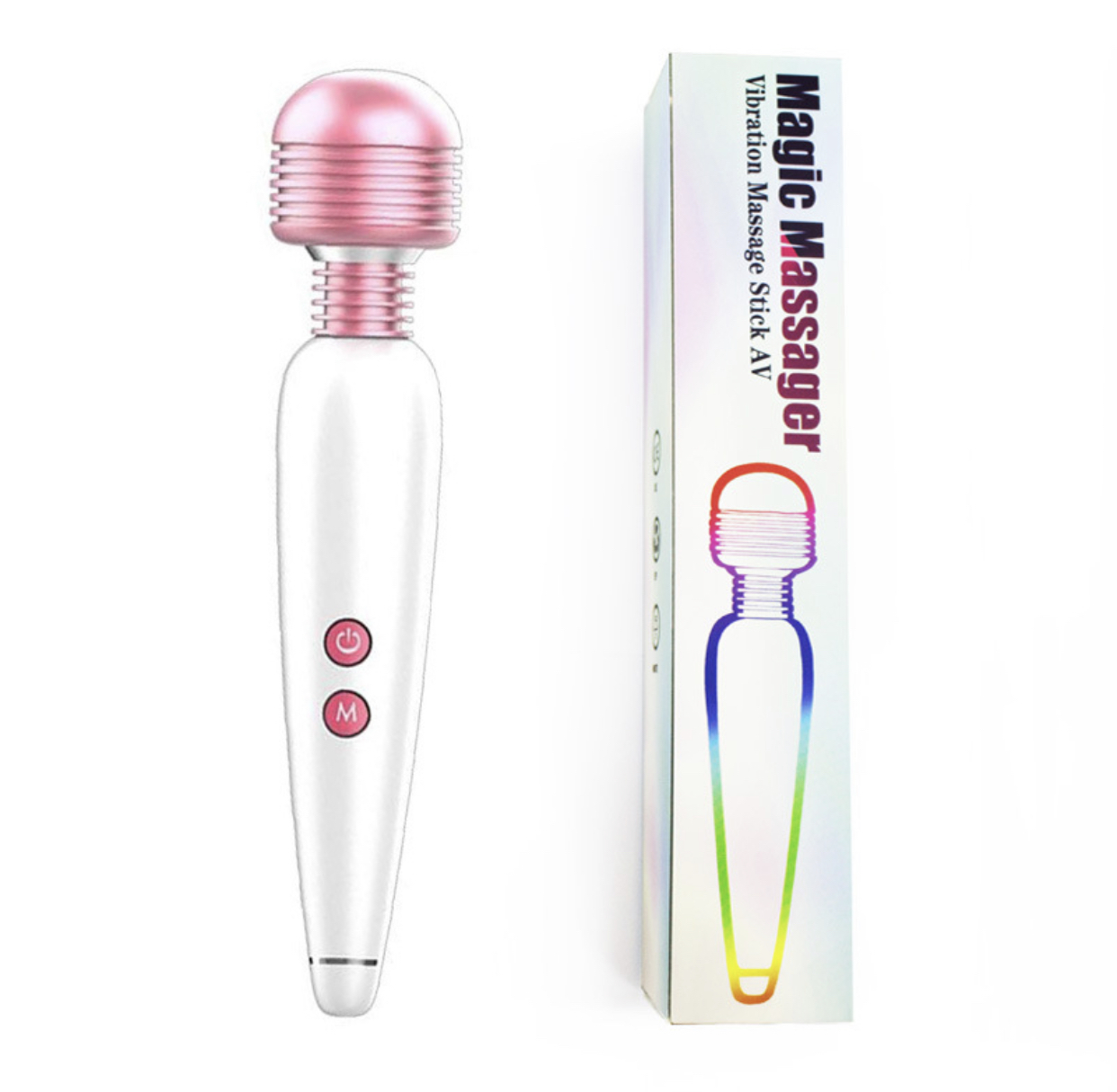 เครื่องนวด AV ปรับได้ 10 ระดับการสั่น (ชาร์จแบต)