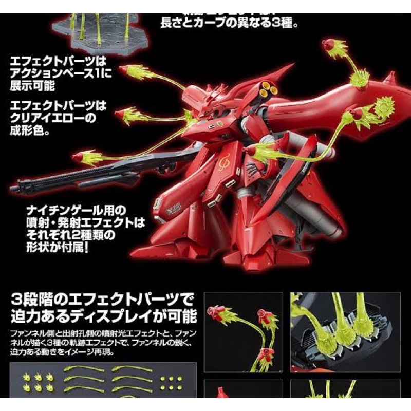 MG PREMIUM Bandai Expansion Funnel Effect for Sazabi ver ka & RE1/100 Nightingale