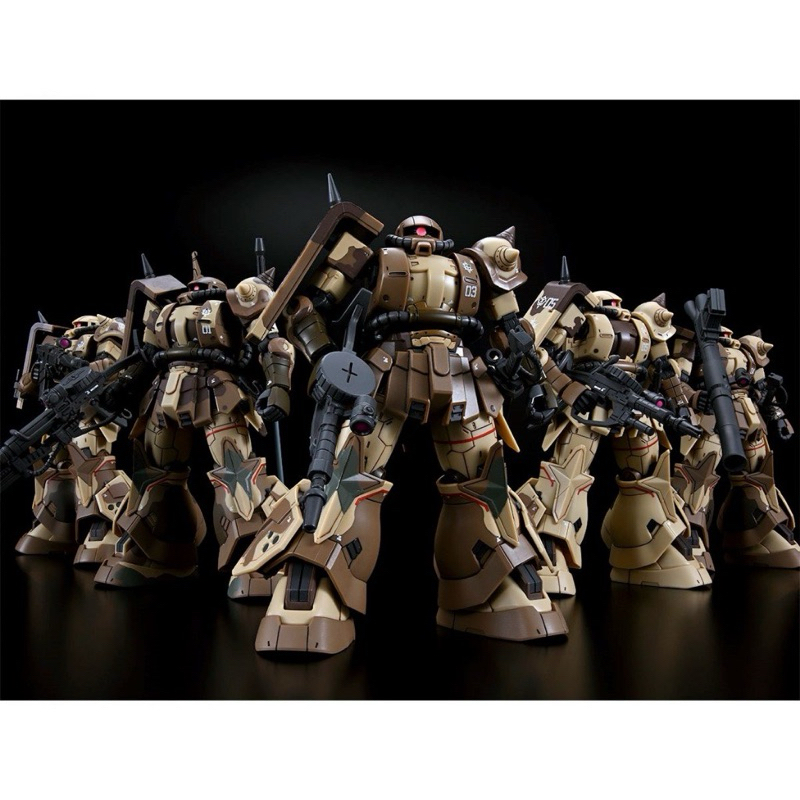 HG PREMIUM BANDAI MS-06 GD ZAKU HIGH MOBILITY SURFACE TYPE (EGBA / WALD / SELMA / SANGHO / DANAN)