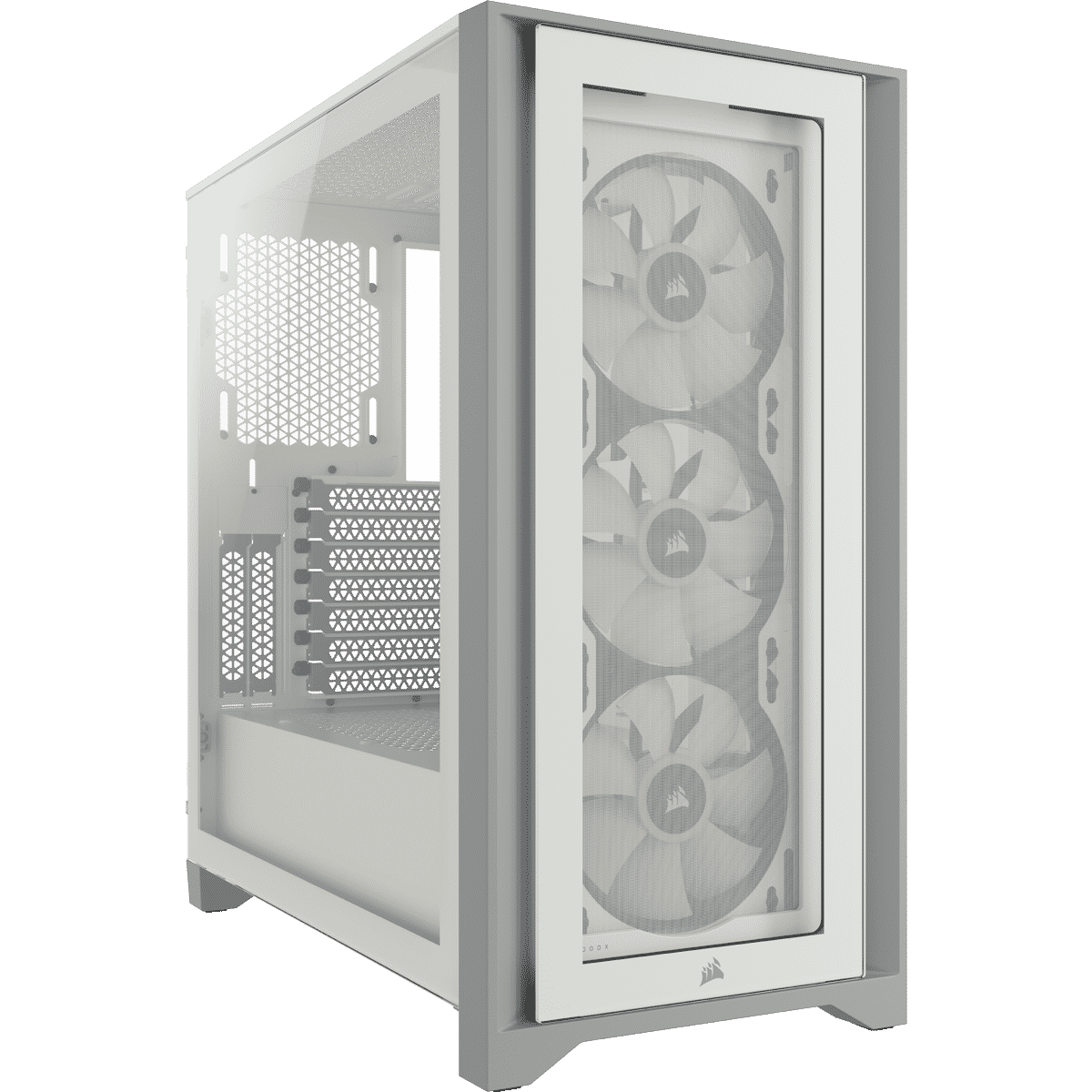 CASE CORSAIR ICUE 4000X RGB TEMPERED GLASS - WHITE