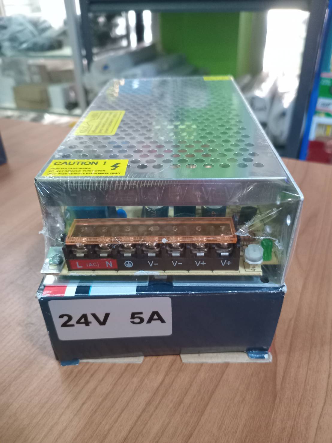 SWITCHING POWER SUPPLY สวิชชิ่งหม้อแปลงไฟ ไฟเข้า220Vออก 24V 5A