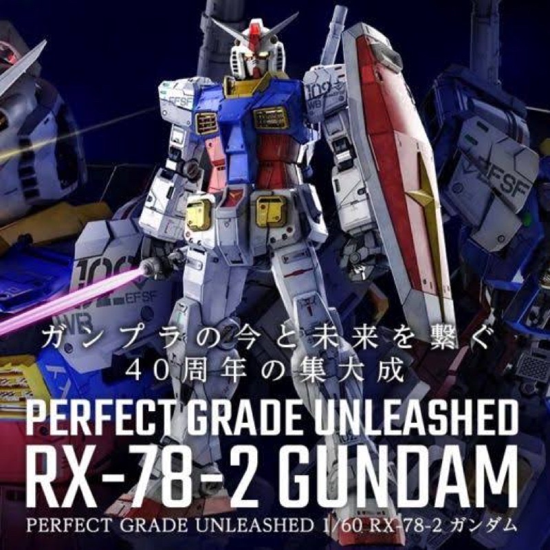 PG BANDAI Gundam RX-78-2 Unleashed [40th Anniversary Gunpla]