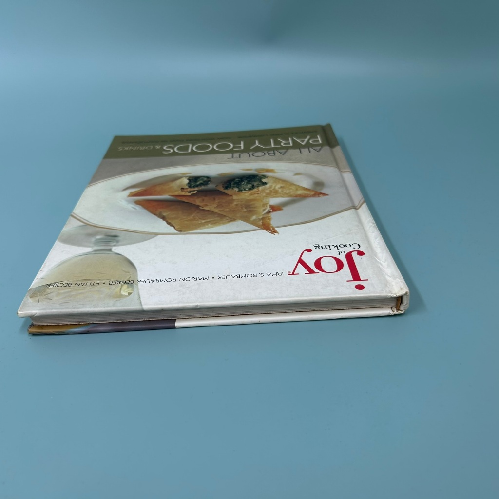 Joy of Cooking ALL ABOUT PARTY FOODS & DRINKS Hardcover (Pre Owned) หนังสือทำอาหาร Cookbook