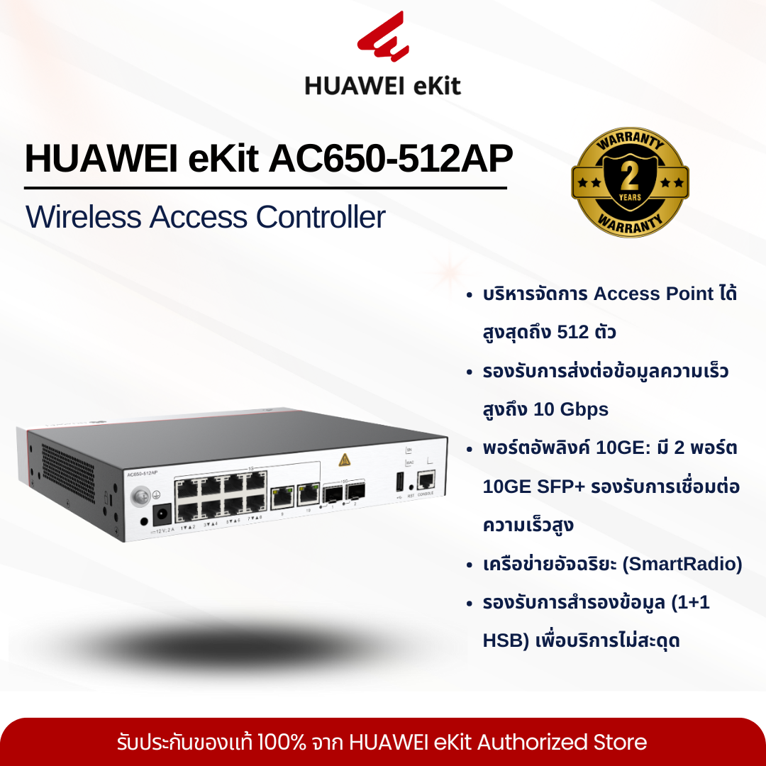 HUAWEI eKit AC650-512AP Wireless Access Controller