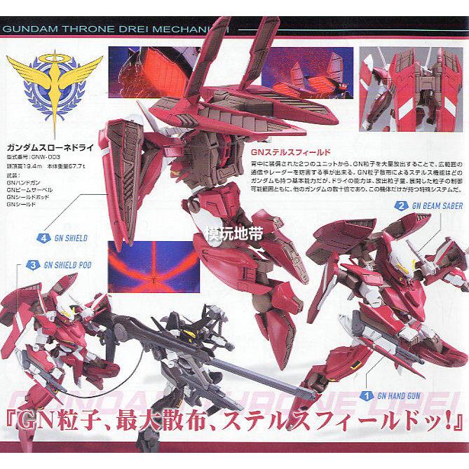 HG BANDAI GUNDAM THRONE DREI