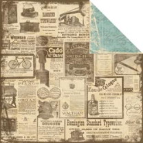 กระดาษ scrapbook PPC- Collectibles 12x12นิ้วdouble side 2ด้าน(ด้านละแบบ ให้เลือกใช้ค่ะ)