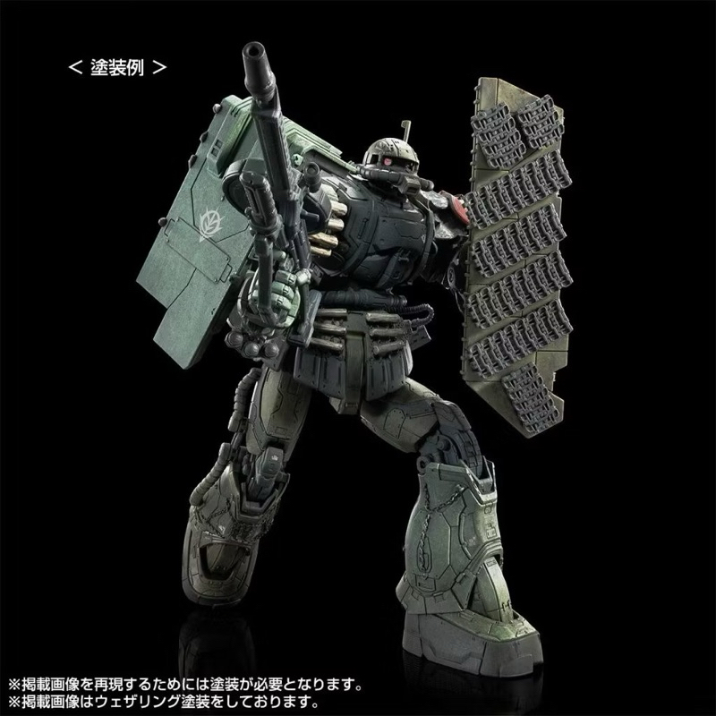 HG PREMIUM BANDAI ZAKU II F TYPE LeSEAN & ZAKU II (UNIDENTIFIED TYPE) LeSEAN (RFV)