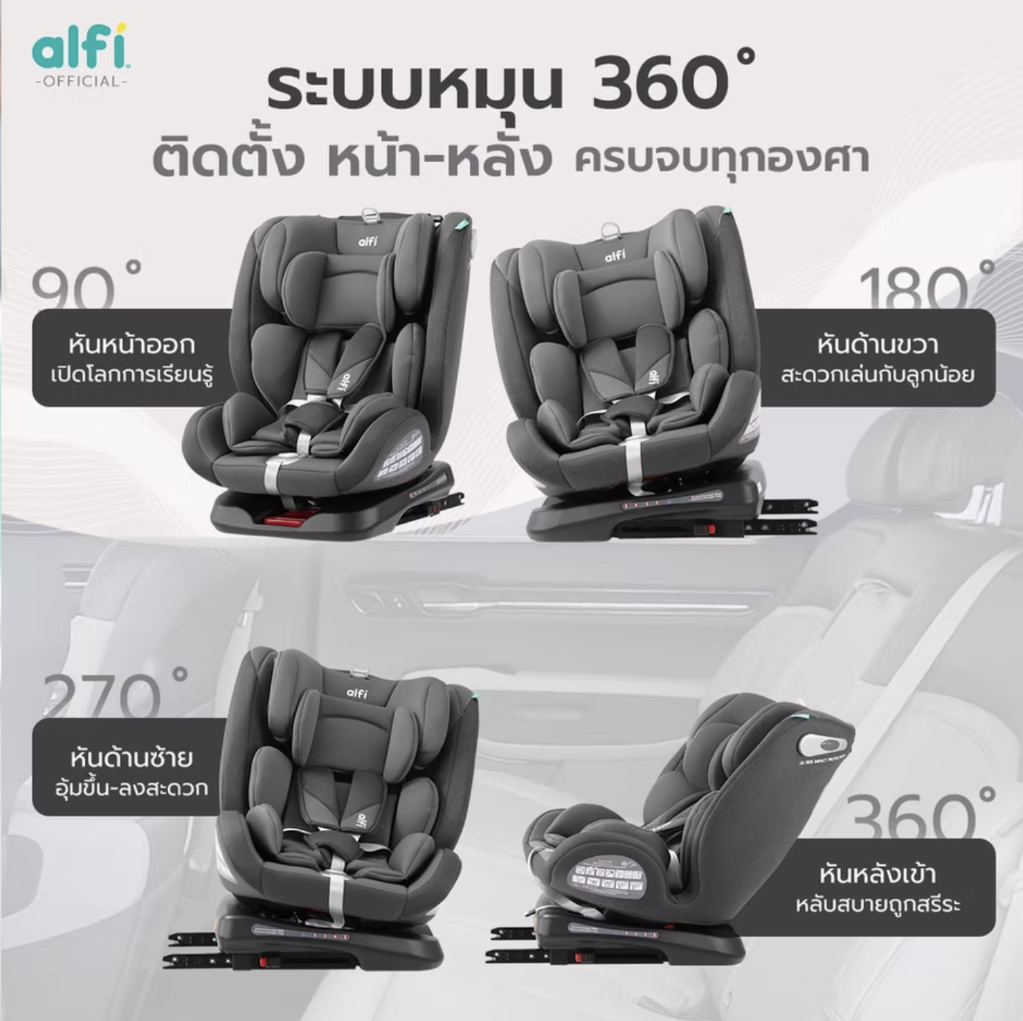คาร์ซีท ALFI FIJI-7 (แรกเกิด-12 ปี)
