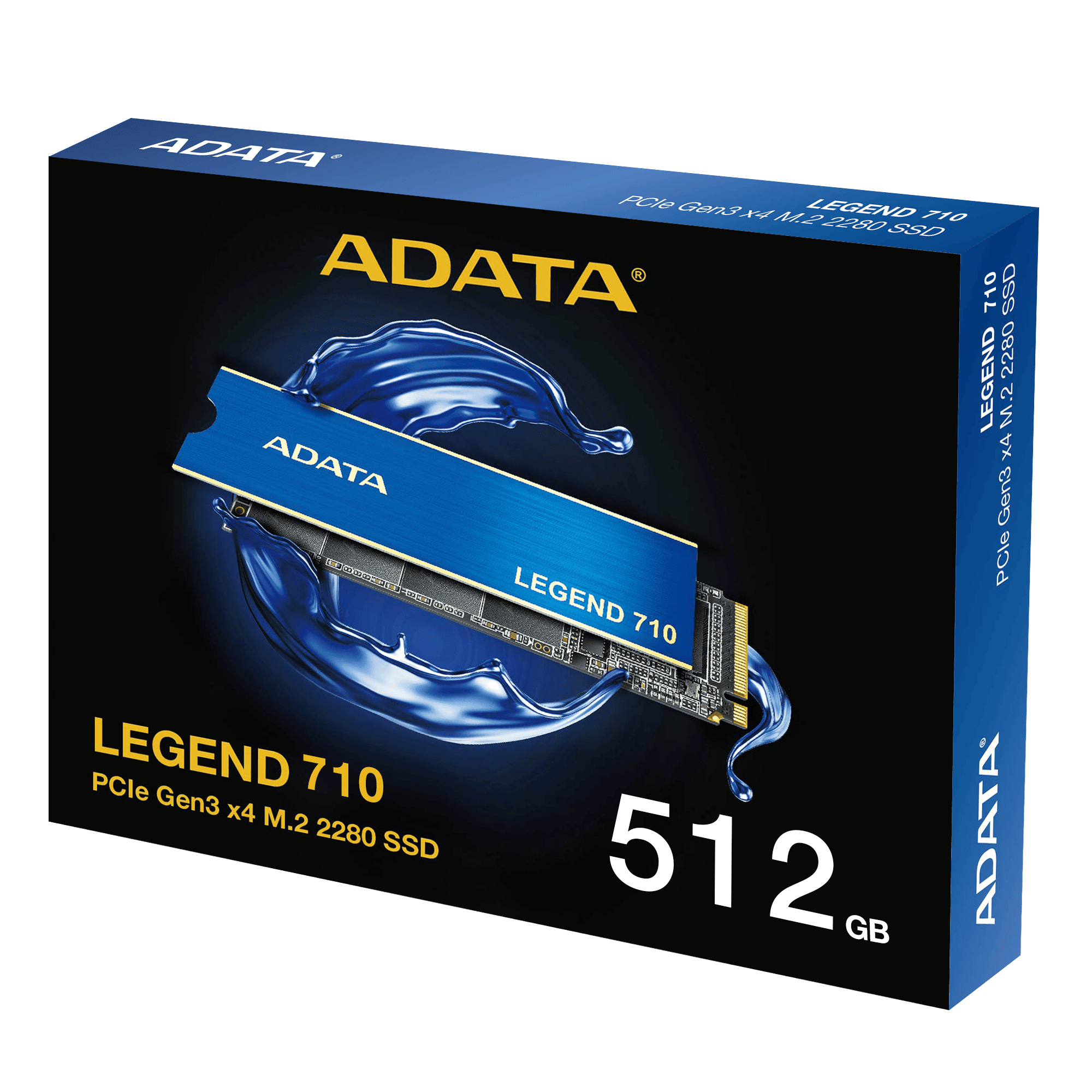 SSD M.2 ADATA LEGEND 710 - 512GB PCIe3 x4 (R/2400MB/s) (ALEG-710-512GCS)