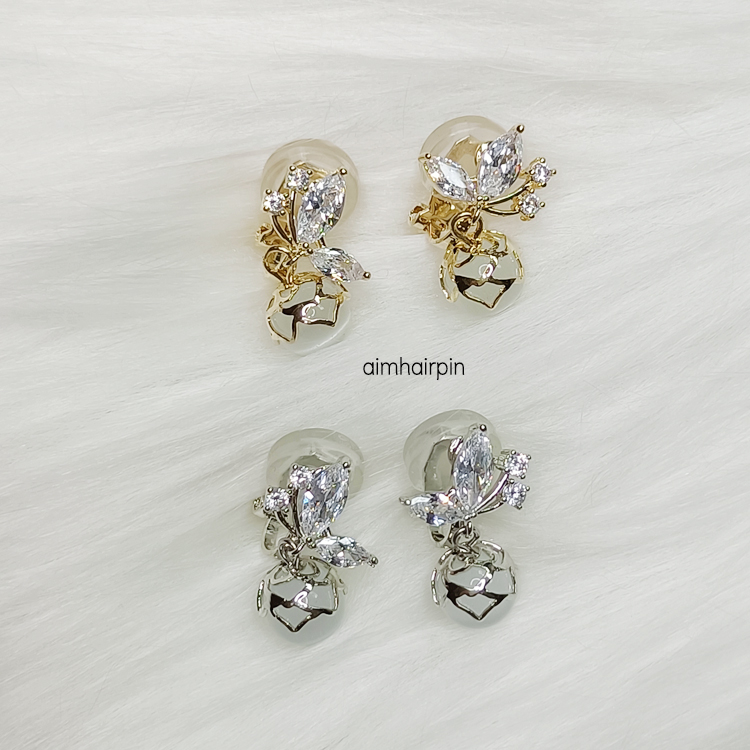 ต่างหูหนีบห้อยตุ้งติ้ง - aimhairpin จำหน่ายกิ๊บติดผมเกาหลีแท้ และเครื่องประดับ ยางรัดผม คาดผมแฟชั่น สร้อยคอ ต่างหู