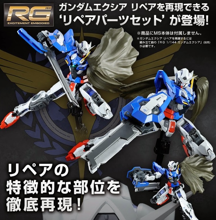 RG PREMIUM BANDAI Gundam Exia Repair PART