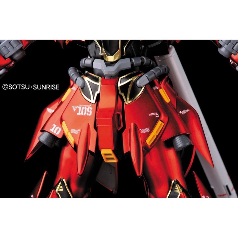 MG PREMIUM BANDAI MSN 06S Sinanju ver ka Titanium Finish
