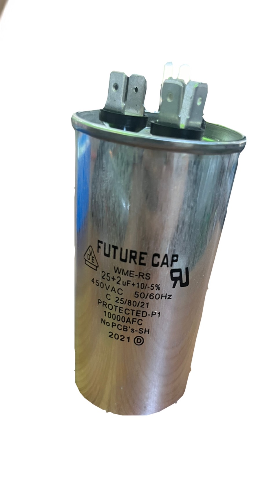 เเคปรันเเอร์ 25+2UF450V 3ขั้ว